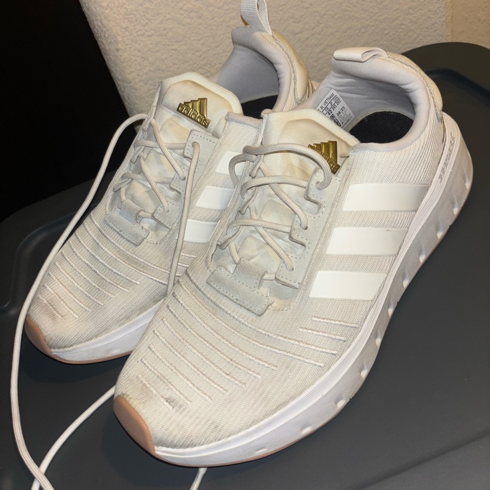 Adidas White Sneakers sz 9.5